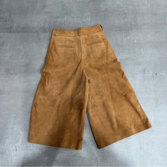 Massimo Dutti Brown Wide Leg Pants - Picture 6 of 6